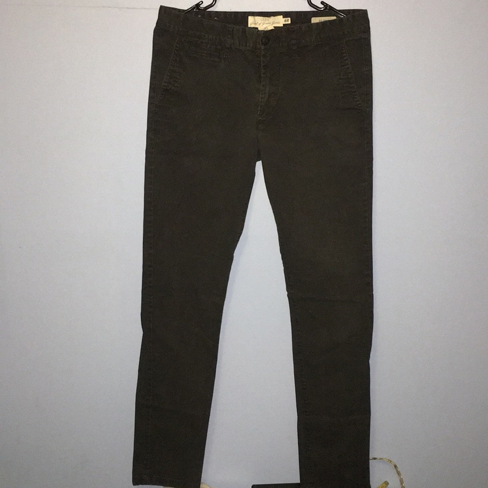 Grey H&M Skinny Fit Chinos 31